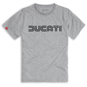 Ducati Genuine Mens Motorcycle T-Shirt Corse Track 21 Black Red/ White 