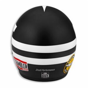 SCRAMBLER SHORT TRACK HELMET BLK:WHT (98103082)-4