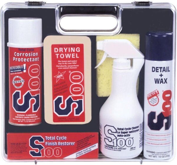S100 12000C Motorcycle Detailing Kit - 37.66 oz.
