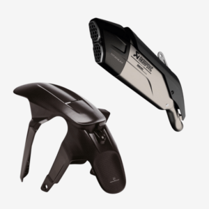 Carbon Exhaust and Front Fender Set (97981451BA)