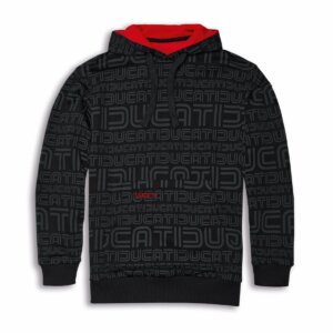 Ducati Tomorrow Black Hooded sweatshirt Black (98771133)